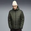 Puma Ess Hooded Padded Jacket Men In Green