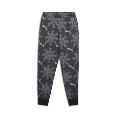Puma Ess+ Logo Lab Men's Winter Pants In Black