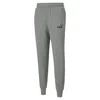 Puma Ess Logo Pants Tr Cl In Gray