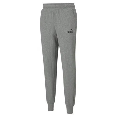 Puma Ess Logo Pants Tr Cl In Gray