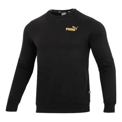 Puma Ess Metallic Logo Sweater 'black'