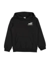 Puma Ess+ Mid 90s Hoodie Tr B Toddler Boy Sweatshirt Black Size 7 Cotton, Polyester, Elastane In Black