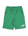 Puma Ess+ Mid 90s Shorts Tr B Toddler Boy Shorts & Bermuda Shorts Green Size 7 Cotton, Polyester In Green