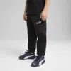 Puma Ess No. 1 Logo Fleece Sweatpants Little Kids In Black