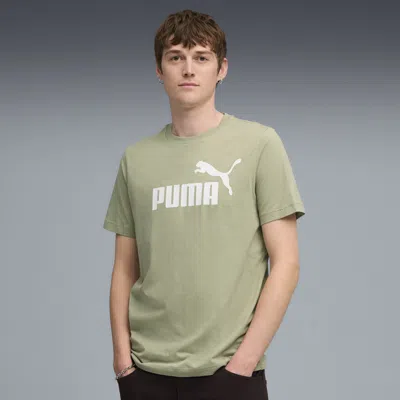 Puma Ess No. 1 Logo Men's T-shirt In Green