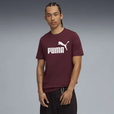 Puma Ess No. 1 Logo Men's T-shirt In Brown