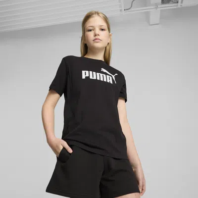 Puma Kids' Ess No. 1 Logo T-shirt Youth In Black