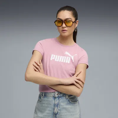 Puma Ess No. 1 Logo Women's T-shirt In Pink