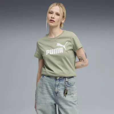 Puma Ess No. 1 Logo Women's T-shirt In Green