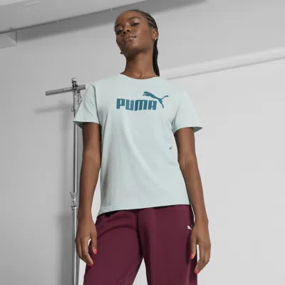 Puma Ess No. 1 Logo Women's T-shirt In Green