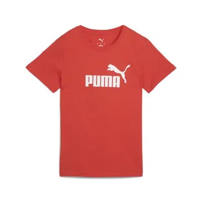 Puma Ess No. 1 Logo Women's T-shirt In Orange