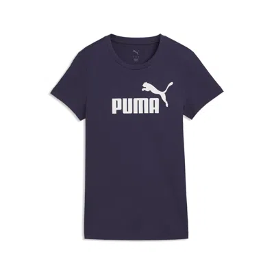 Puma Ess No. 1 Logo Women's T-shirt In Blue
