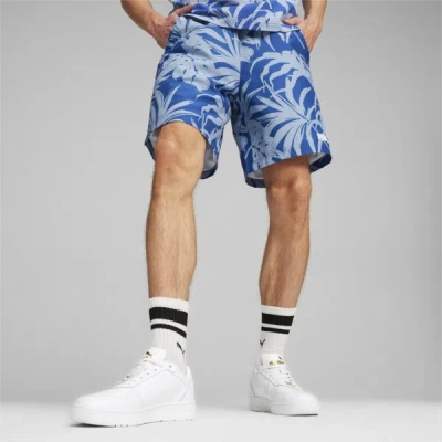 Puma Ess+ Palm Resort Men's Shorts In Cobalt Glaze