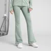 Puma Ess Script Flare Tights Us In Green
