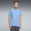 Puma Ess Small No. 1 Logo T-shirt Men In Blue