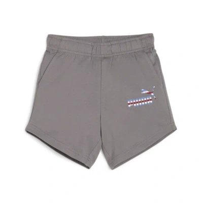 Puma Ess+ Summer Camp Little Kids' Shorts In Cast Iron