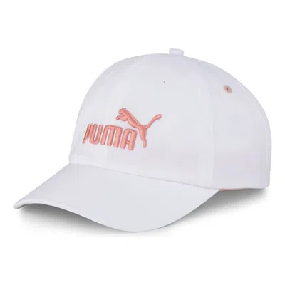 Puma Essential Baseball Cap 'white Pink'