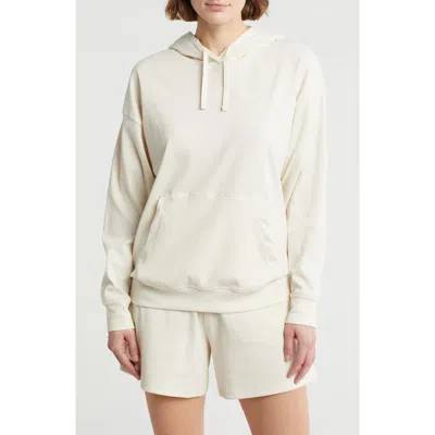 Puma Essential Comfort Rib Hoodie In Alpine Snow