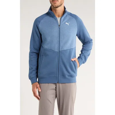 Puma Essential Contrast Jacket In Blue