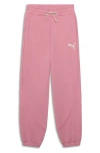 Puma Essential Double Up Joggers In Pink