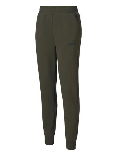 Puma Essential Logo Track Pants In Green