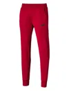 Puma Essential Logo Track Pants In Red
