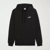 Puma Essential Mens Hooded Long Sleeve Big And Tall Sweatshirt In Black