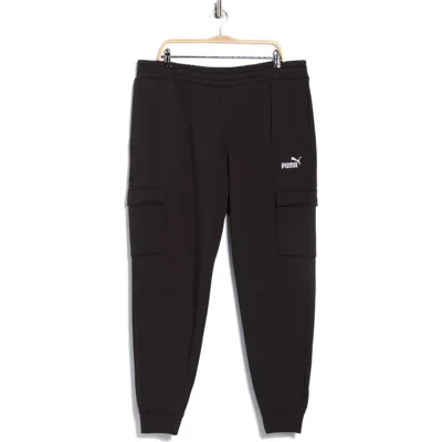 Puma Essential No. 1 Logo Cargo Pants In Black