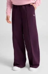 Puma Essential Pintuck Pants In Purple