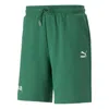 Puma Wardrobe Essentials Men's Relaxed 7" Shorts In Green