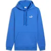 Puma Essential Small Logo Fleece Hoodie In Blue