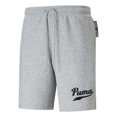 Puma Essential Sweat Shorts 'grey' In Gray