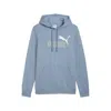 Puma Essentials 2 Colour No. 1 Logo Hoodie Men In Blue