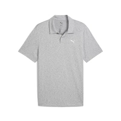 Puma Essentials All In Men's Polo Shirt In Gray