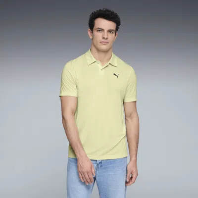 Puma Essentials All In Men's Polo Shirt In Yellow