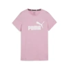 Puma Essentials Big Cat Logo Women's T-shirt In Black- Black