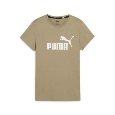 Puma Essentials Big Cat Logo Women's T-shirt In Oak Branch