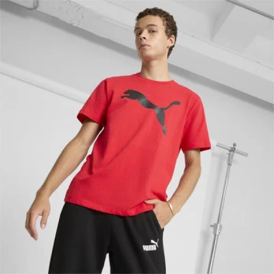 Puma Essentials Big Cat Men's T-shirt In For All Time Red