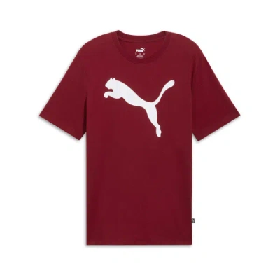 Puma Essentials Big Cat Men's T-shirt In Intense Red