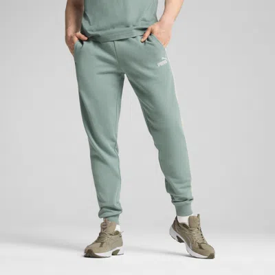 Puma Essentials Block Sweatpants Men In Green