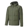 Puma Essentials Down Jacket 'green Black'