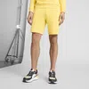 Puma Essentials Elevated Men's 9" Shorts In Yellow