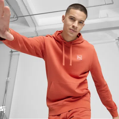 Puma Essentials Elevated Men's Hoodie In Red