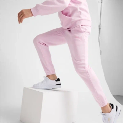 Puma Essentials Elevated Men's Sweatpants In Pearl Pink
