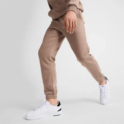 Puma Essentials Elevated Men's Sweatpants In Totally Taupe