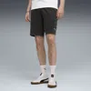 Puma Essentials Elevated Wash Shorts Men In Black
