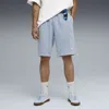 Puma Essentials Elevated Wash Shorts Men In Blue