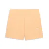 Puma Essentials Elevated Women's 5" Mid-rise Shorts In Orange