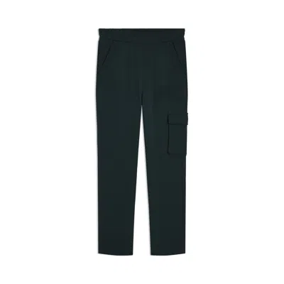Puma Essentials Embossed Big Kids' Fleece Cargo Joggers Pant In Gray
