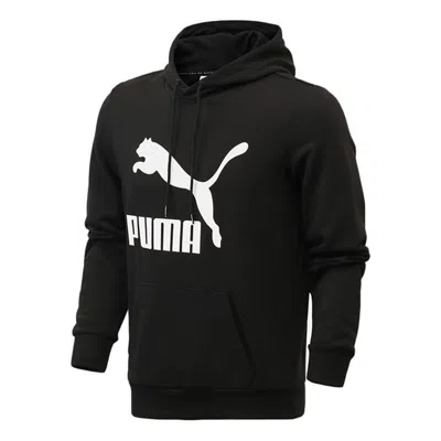 Puma Essentials Fleece Hoodie 'black White'